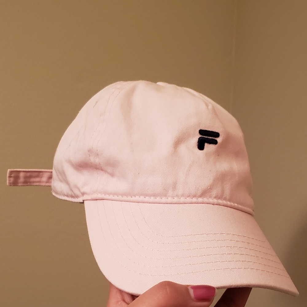 Cute Fila Light Pink Baseball Hat